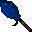 Blue Fireworks Rocket