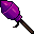 Purple Fireworks Rocket